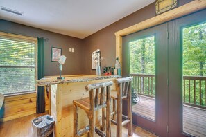 House (2 Bedrooms) | Interior - Pigeon Forge Cabin w/ Pool Table & Deck Near Town! (Pigeon Forge)