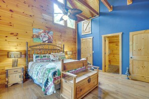 House (2 Bedrooms) | Interior - Pigeon Forge Cabin w/ Pool Table & Deck Near Town! (Pigeon Forge)