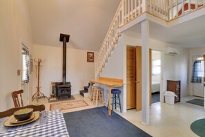 House (1 Bedroom) | Interior - Mountain Retreat w/ Loft, Fire Pit, & Grill (Delray)