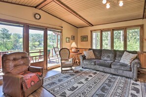 Interior - Creekside Rapid City Cabin w/ Deck on 30 Acres! (Rapid City)