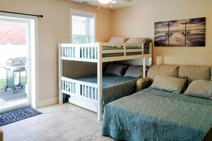 Apartment (3 Bedrooms) | Interior - Retreat w/ BBQ + Balcony: 1 Block to Boardwalk! (Wildwood)