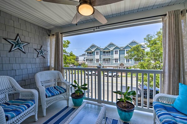 Apartment (3 Bedrooms) | Interior - Retreat w/ BBQ + Balcony: 1 Block to Boardwalk! (Wildwood)