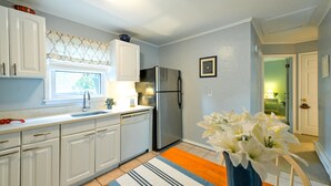 Private kitchen - Pet-friendly New York Escape w/ Deck, Near Beaches (Hampton Bays)