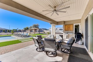 Terrace/patio - Spacious Queen Creek Home w/ Hot Tub & Pool! (Queen Creek)