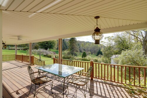 Historic New Lebanon Hideaway on 33 Private Acres!