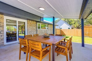 House (4 Bedrooms) | Interior - BBQ Ready + Fire Pit: Chic Johnson City Home (Johnson City)