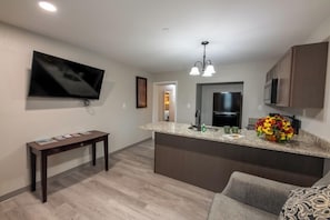 50-inch Smart TV with cable channels