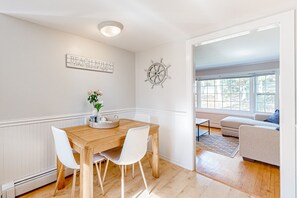 Dining - Charming home with private pool, deeded bay access, firepit, & W/D (South Dennis)