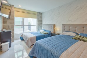 Leilighet – comfort | 2 soverom, sengetøy av topp kvalitet, dundyner og individuelt dekorert