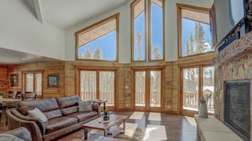 Premium House | Living area | Fireplace