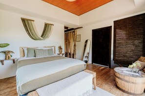 Exclusive Room, Beach View (Bungalow Bohío) | Premium bedding, individually decorated, individually furnished - NAIA Miravalle (Sonsonate)
