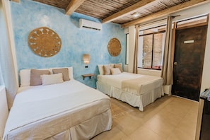 Exklusivt dubbelrum - 2 enkelsÀngar - utsikt mot trÀdgÄrden (Atabey) | SÀngtillbehör av högsta kvalitet, individuell inredning och unika möbler