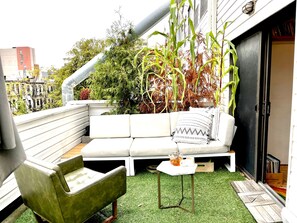 Terrace/patio - Light drenched Park Slope designer two bedroom with huge balcony & workspace! (Brooklyn)