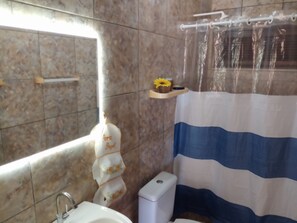 Towels, soap, toilet paper