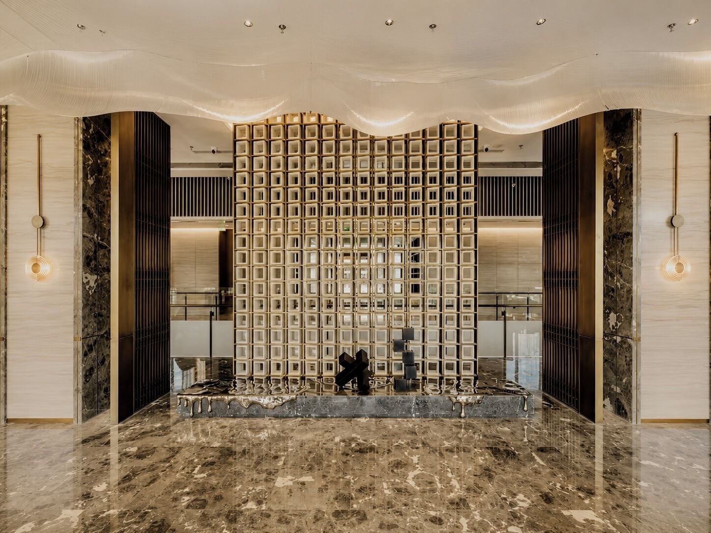 Interior entrance