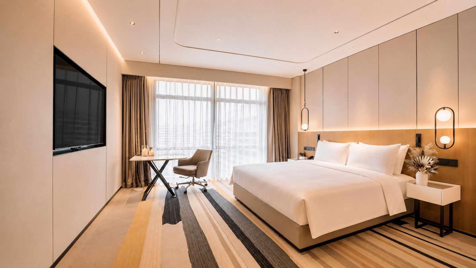 Superior Room, Non Smoking | Premium bedding, down comforters, memory foam beds, minibar