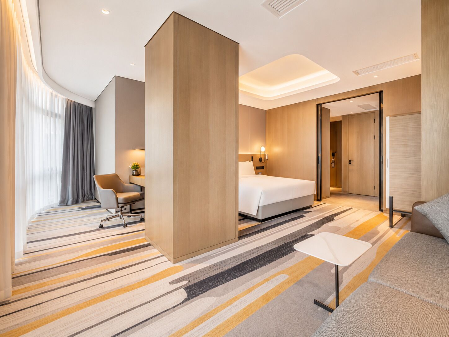 Junior Suite | Premium bedding, down comforters, memory foam beds, minibar