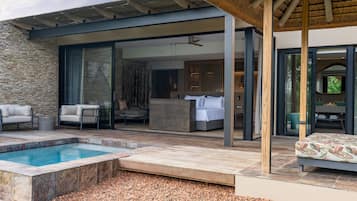 Premium-Suite, Nichtraucher, eigener Pool | Terrasse/Patio