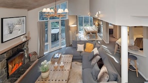 تلفزيون، مدفأة، كرة قدم الطاولة