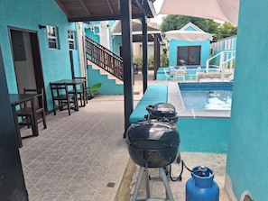 Outdoor dining - BLR Beach Villas #1 (Double Bed) (Oistins)