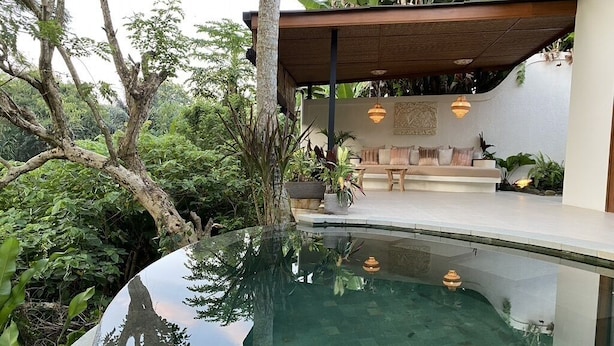 Luxury Villa, 1 King Bed, Private Pool, Garden View | Terrace/patio - Dancing Orchid Villas (Ubud)