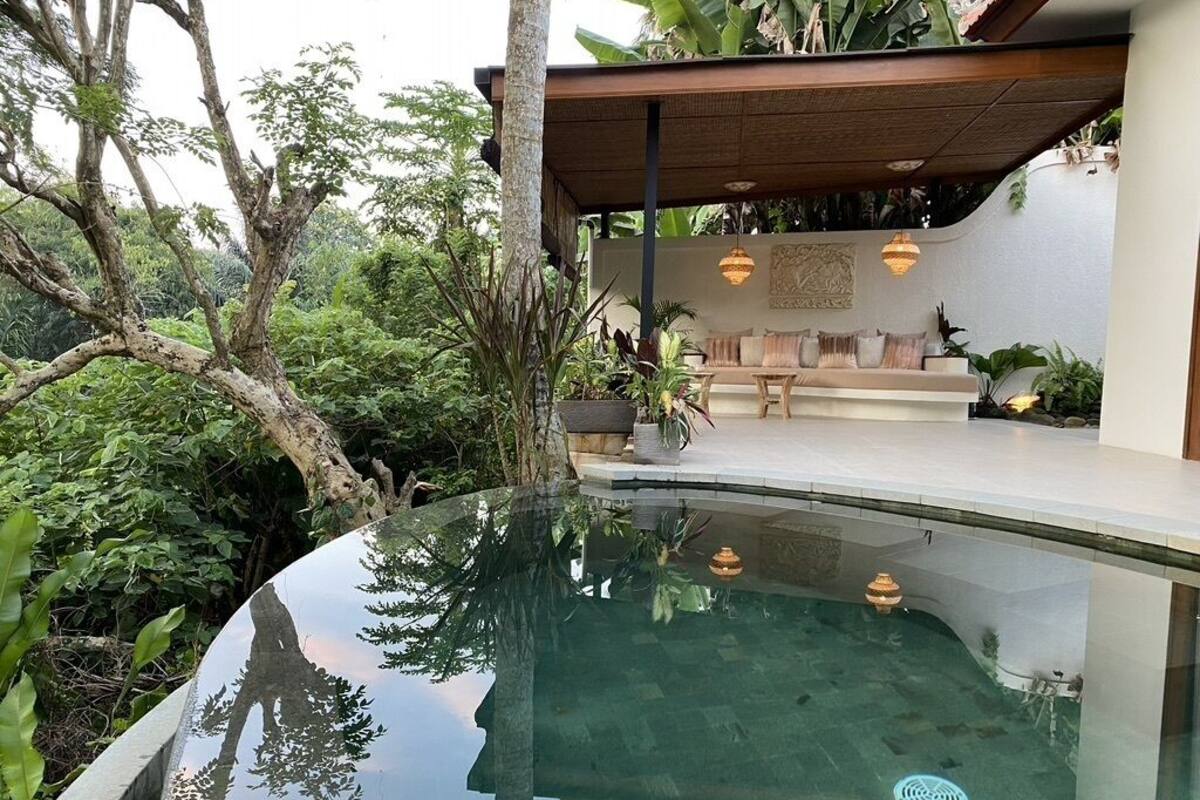 Luxury Villa, 1 King Bed, Private Pool, Garden View | Terrace/patio
