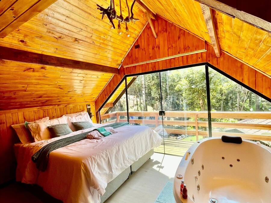 Cabana premium | Wi-Fi de cortesia, roupa de cama