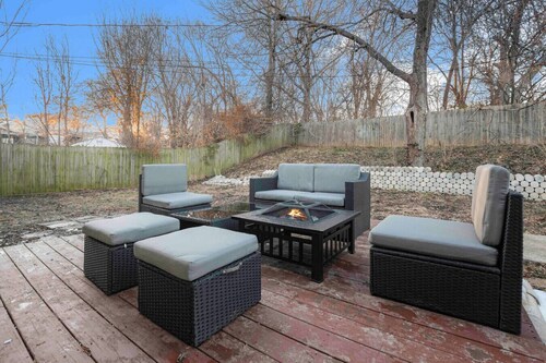 Fire Pit + Backyard Family Friendly