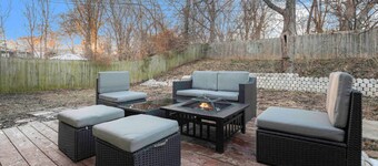 Fire Pit + Backyard Family Friendly
