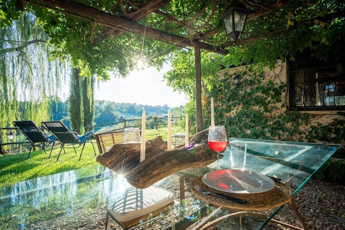 Wonderful private villa for 4 people with private pool, WIFI, A/C, TV, patio and panoramic view