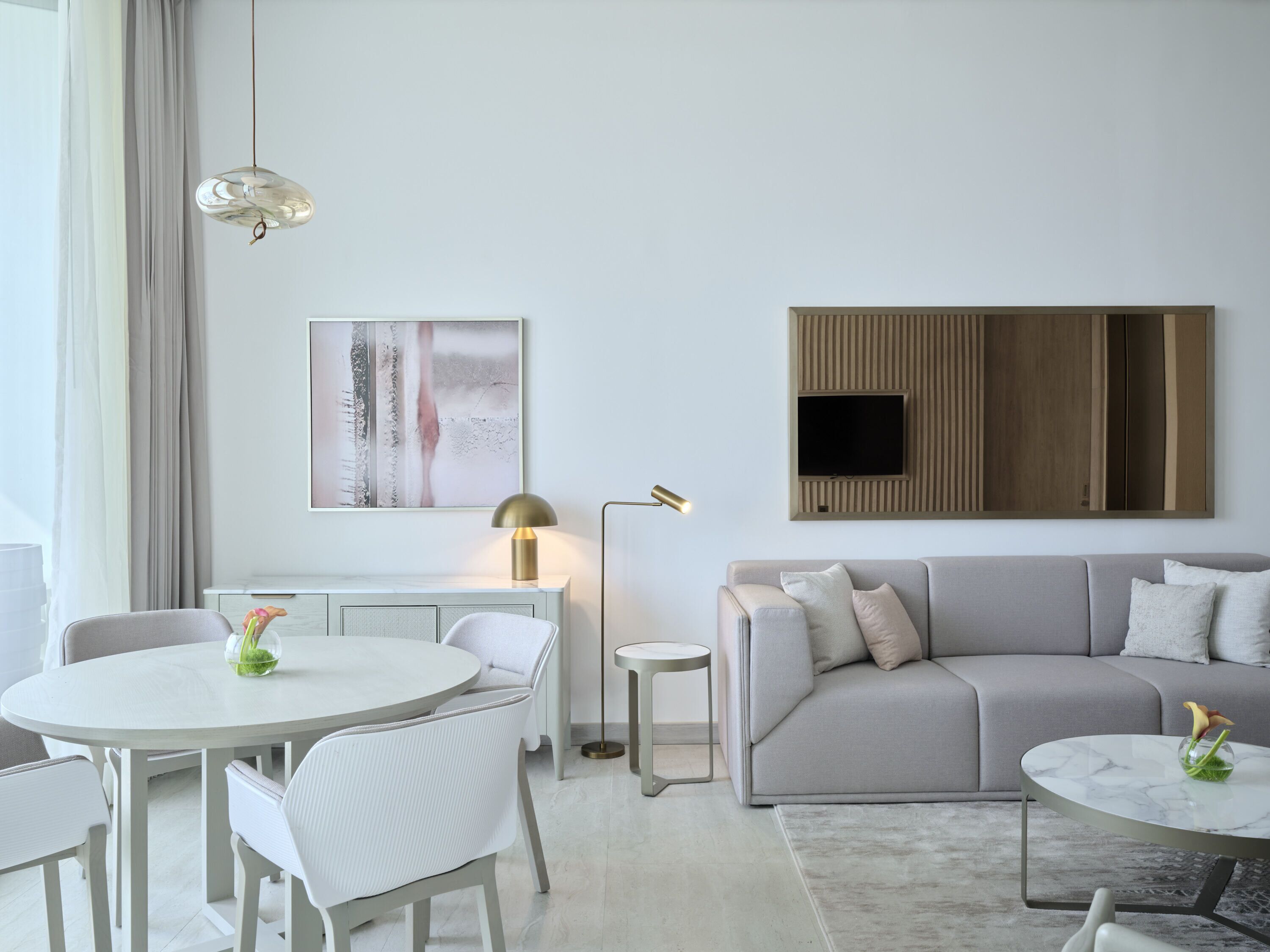 Suite, 1 Bedroom, Balcony | Living area | 50-inch Smart TV with satellite channels, Netflix, streaming services