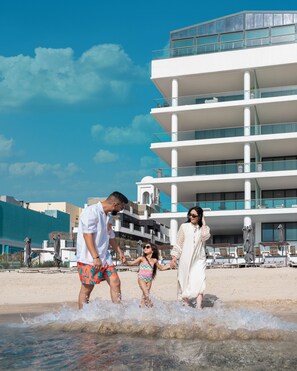 私家海滩、沙滩椅、海滩遮阳伞、沙滩毛巾