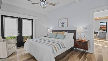 1 bedroom, in-room safe, iron/ironing board, free WiFi