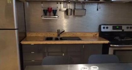 Finished Basement Studio near Lake