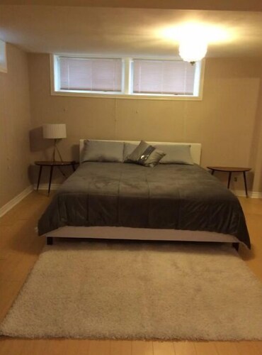 Finished Basement Studio near Lake