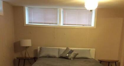Finished Basement Studio near Lake