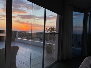 Honeymoon Apartment, Jetted Tub, Sea View | Beach/ocean view - Cobertura Cezarium Club - Campeche (Florianópolis)