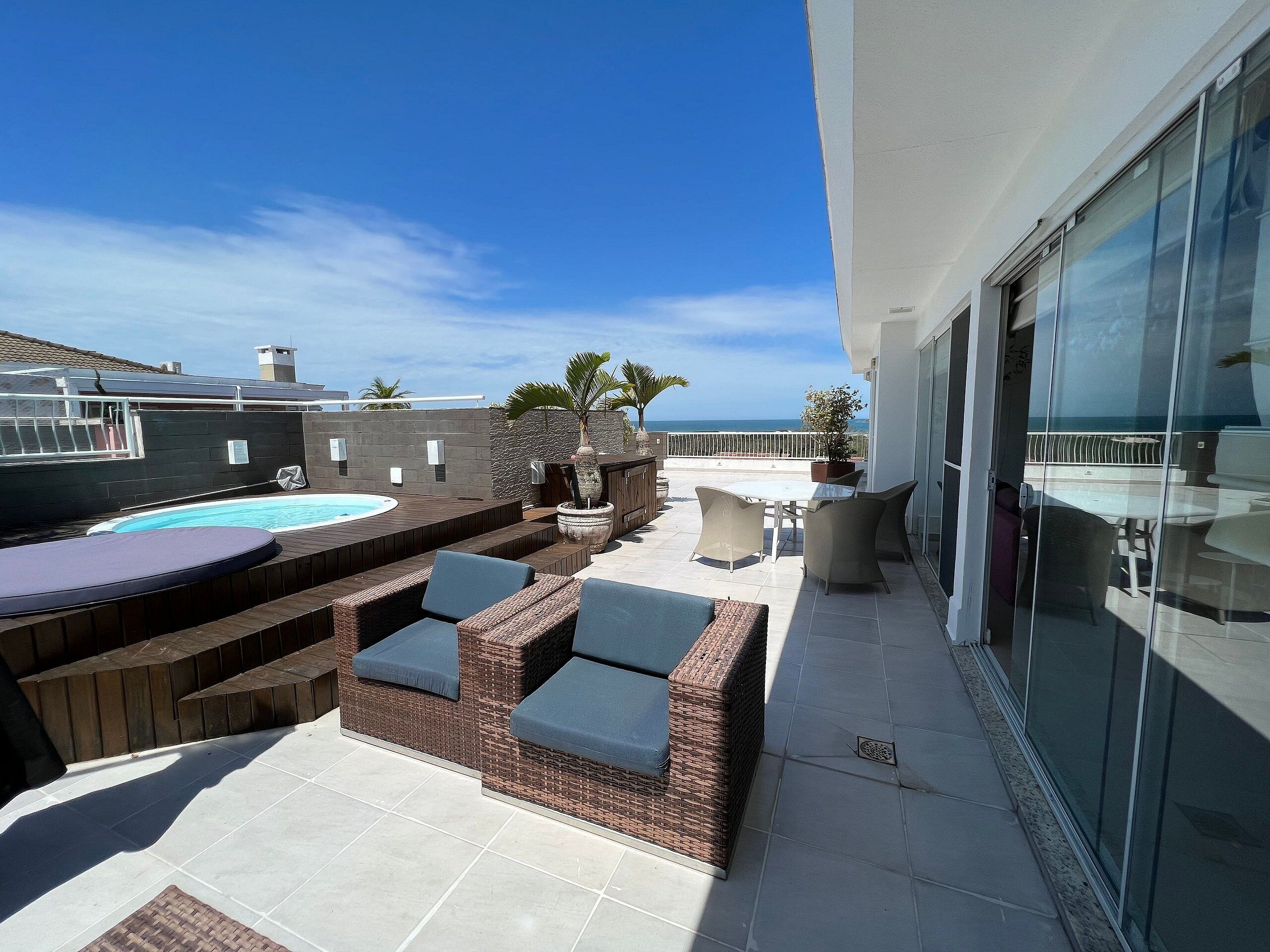 2 outdoor pools, pool umbrellas, pool loungers