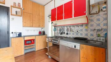 Microwave, oven, dishwasher