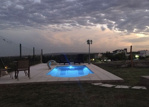 LOS ANDES HOUSE. VIEW OF THE ANDES MOUNTAINS.