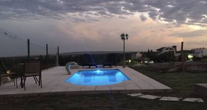 LOS ANDES HOUSE. VIEW OF THE ANDES MOUNTAINS.