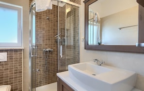 Shower, hair dryer