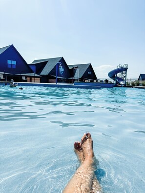 Indoor pool, outdoor pool