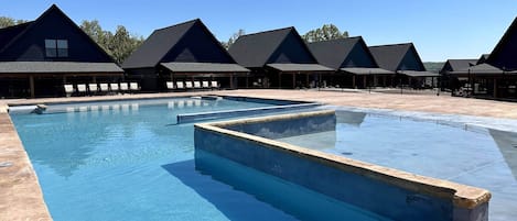 Indoor pool, outdoor pool