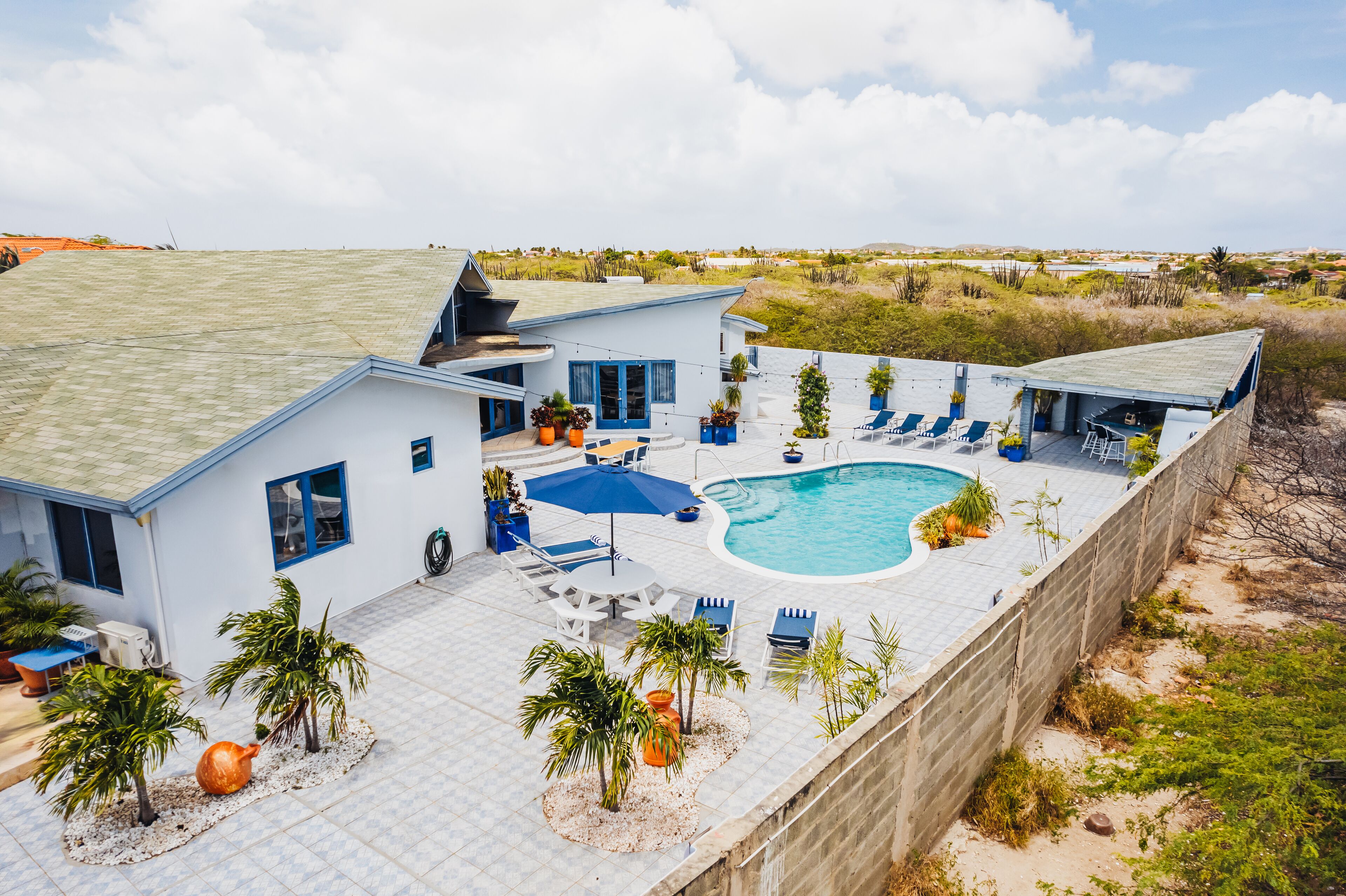 Alberca al aire libre 