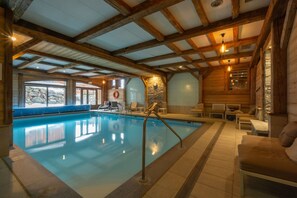 Indoor pool, a heated pool - Apartment 'B56 - Eco Le Ruitor' with Mountain View and Balcony (SAINTE FOY TARENTAISE)
