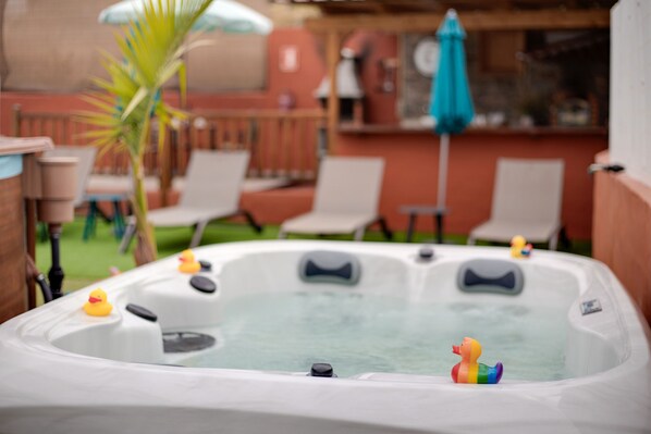 Idromassaggio all'aperto