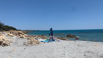 Aan het strand