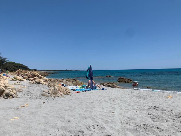 Aan het strand