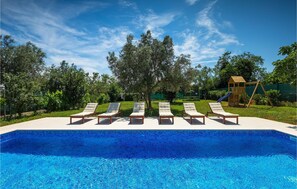 Una piscina riscaldata